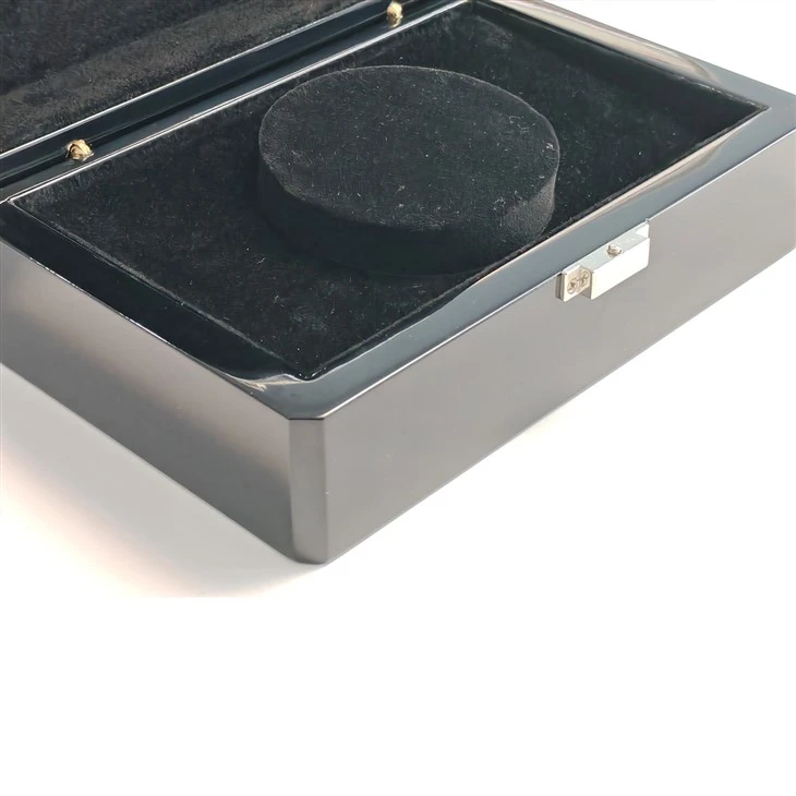 black Jewelry box with lock