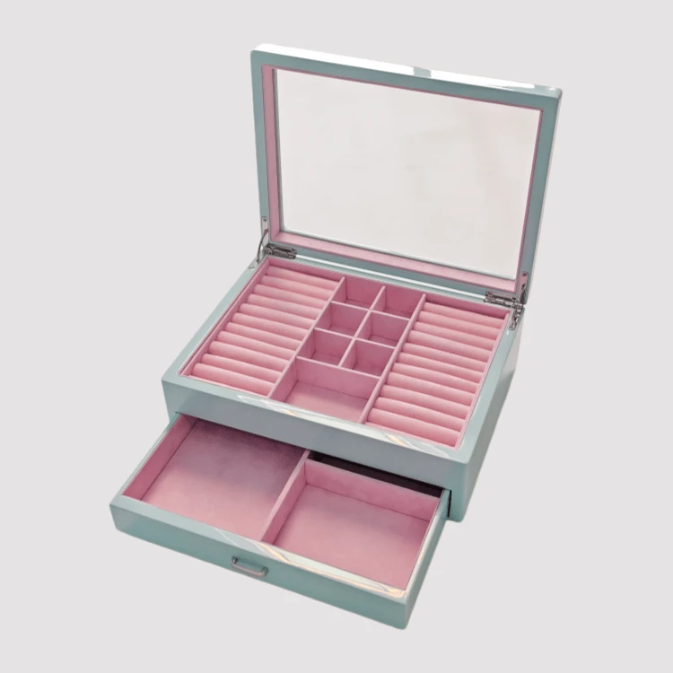 Jewelry Box With Drawer And Clear Top suppliers