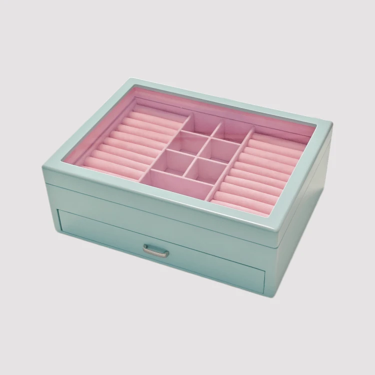 Jewelry Box With Drawer And Clear Top price