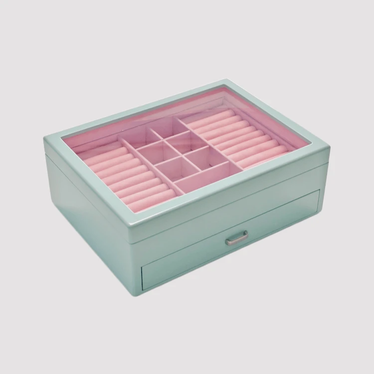 Jewelry Box With Drawer And Clear Top high quality