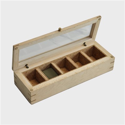 Kotak Jam Kayu Pepejal