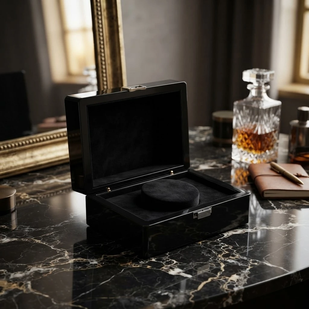 Piano Black Lacquer Jewelry Box Piano Black Lacquer Jewelry Box