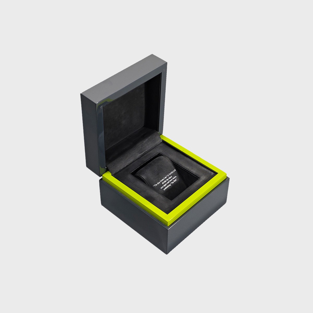 grey wooden watch gift box grey wooden watch gift box